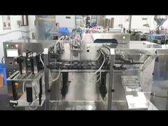 Máquina envasadora de dos etapas para zumo de fruta líquido, puré, miel, salsa de soja en bolsa prefabricada/bolsa pequeña