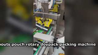 Certificado CE LC-260R 8 estaciones automatizadas bolsas prefabricadas máquina envasadora rotativa de jugos, hotpot