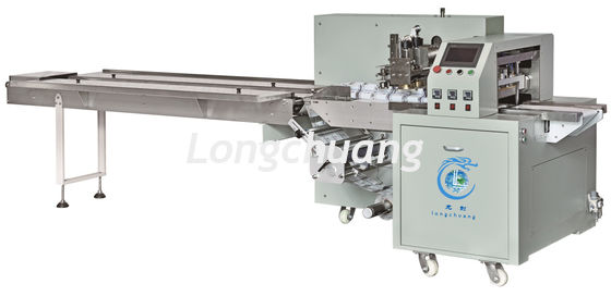Foods Vegetable Fruits Flow Wrap Packaging Machine CE SGS ISO9001